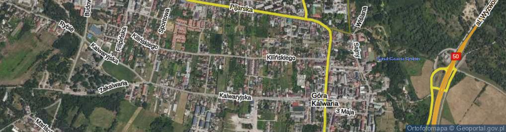 Zdjęcie satelitarne Konwaliowa ul.